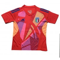 Echipament fotbal Italia Portar Tricou Deplasare European 2024 maneca scurta